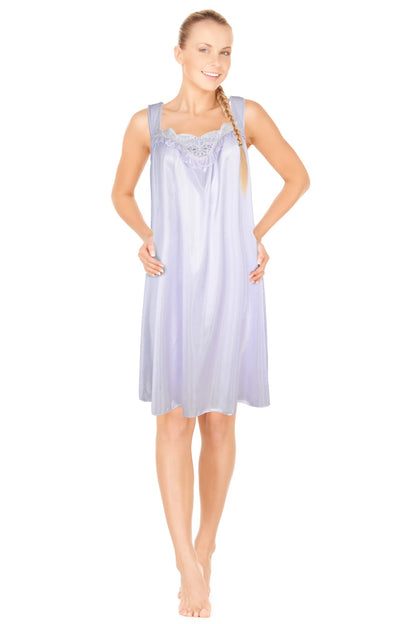 JEFFRICO Womens Sleeveless Nightgowns Sleepwear Soft Pajama Dress Nightshirts