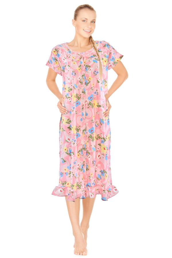 JEFFRICO Womens Nightgowns Sleepwear Soft Pajama Dress Nightshirts