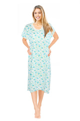 JEFFRICO Womens Nightgowns Sleepwear Soft Pajama Dress Nightshirts