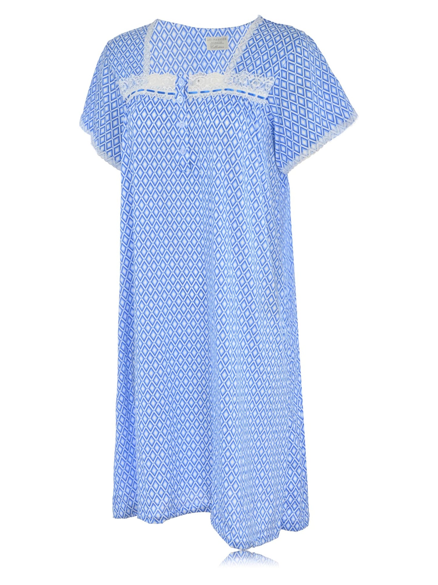 JEFFRICO Womens Nightgowns Sleepwear Soft Pajama Dress Nightshirts