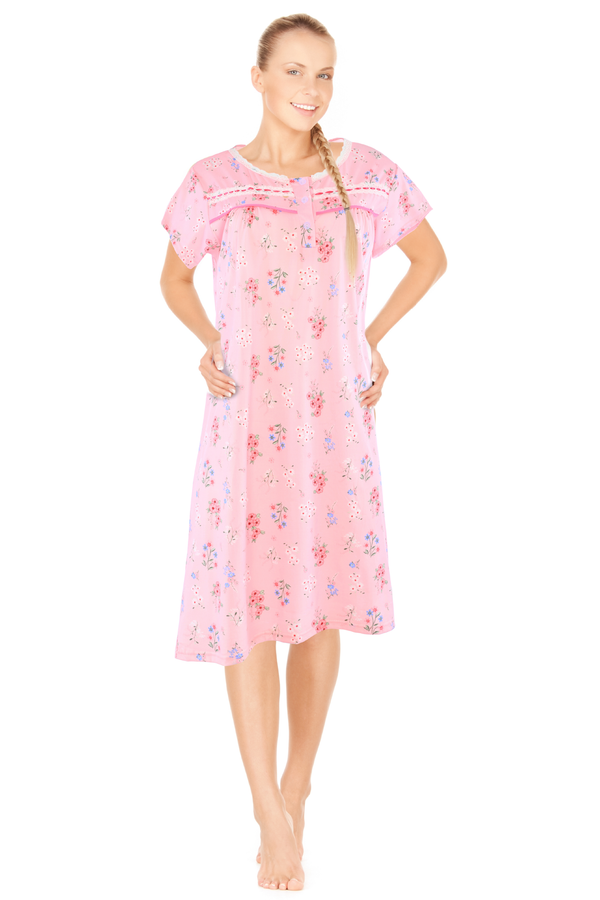 JEFFRICO Womens Nightgowns Sleepwear Soft Pajama Dress Nightshirts