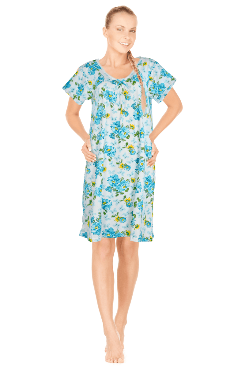 JEFFRICO Womens Nightgowns Sleepwear Soft Pajama Dress Nightshirts