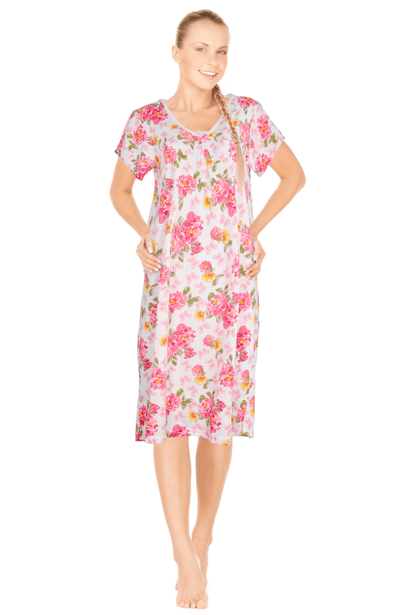 JEFFRICO Womens Nightgowns Sleepwear Soft Pajama Dress Nightshirts